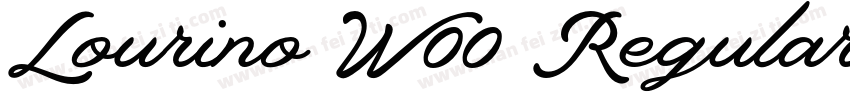 Lourino W00 Regular字体转换